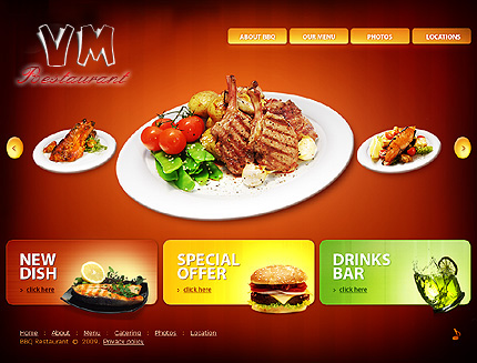 Thiết kế web quán ăn