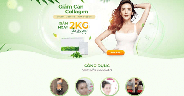 landing page cho spa