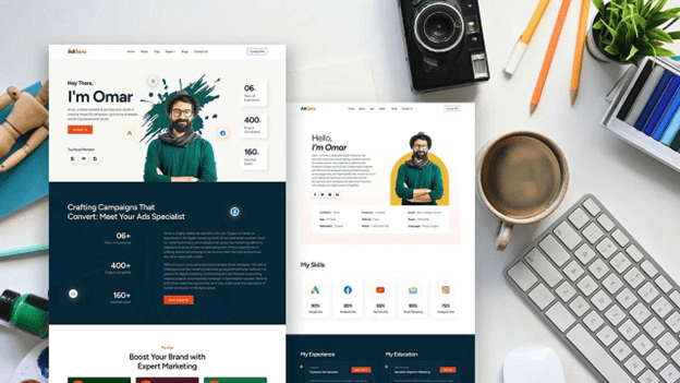 website portfolio cho freelancer